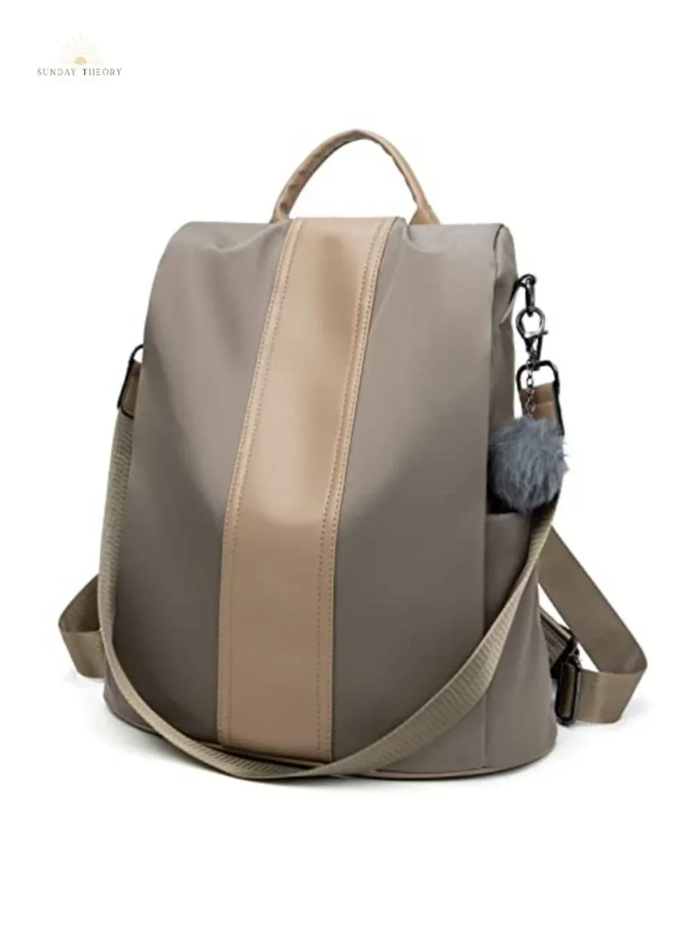 Women's Waterproof Nylon Anti-Theft Backpack Purse Lightweight Travel Daypack